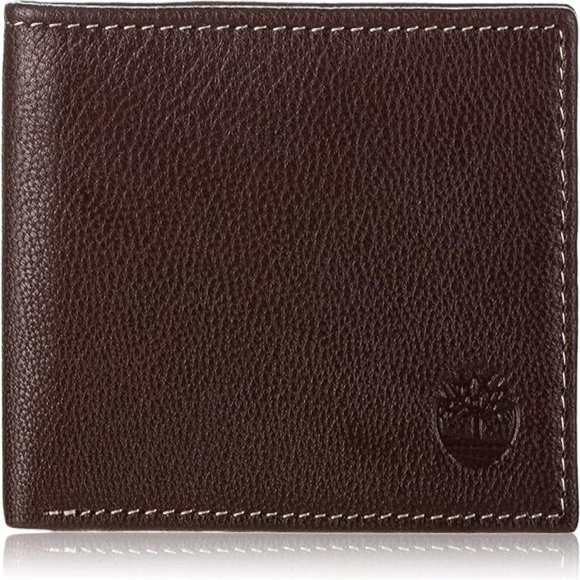 Timberland‎ Men's Brown Blix Slimfold Leather Wallet - Picture 5 of 6